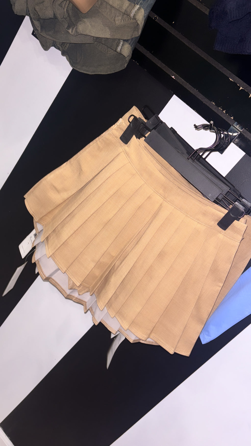 Khaki Mini Skirt